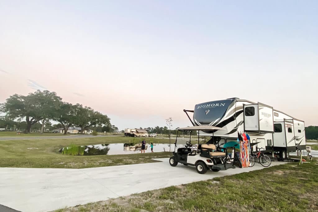 Vc Rvn Waterfront RV Site Fishing - Gulf Shores RV Resort, an RVC Outdoor ...