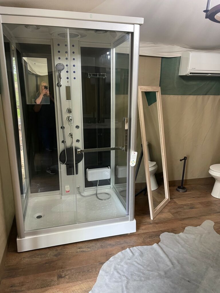 Bali Bathroom 3 Georgia Glamping Tent