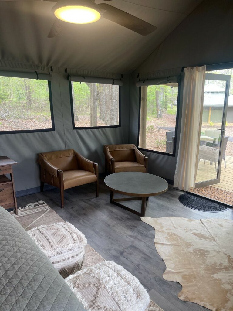 Springbok Interior 3 Georgia Glamping Tent