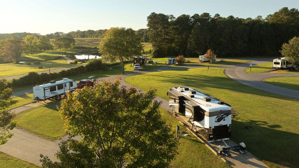 Vc Rvn Aerial View of RV Sites - Pine Mountain RV Resort, an RVC Outdoor ...