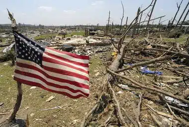 Tornado destruction