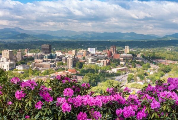 Asheville, North Carolina panoramic view