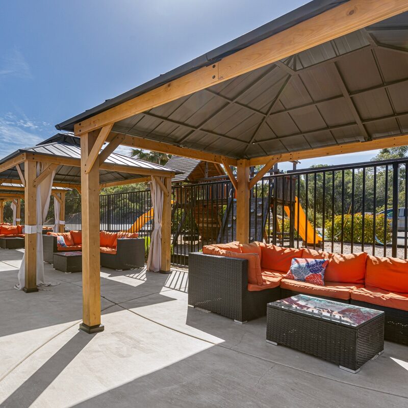 poolside at Yosemite RV Resort