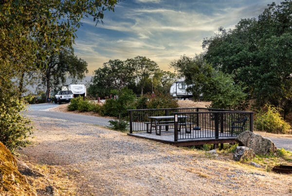 rv site at yosemite rv resort