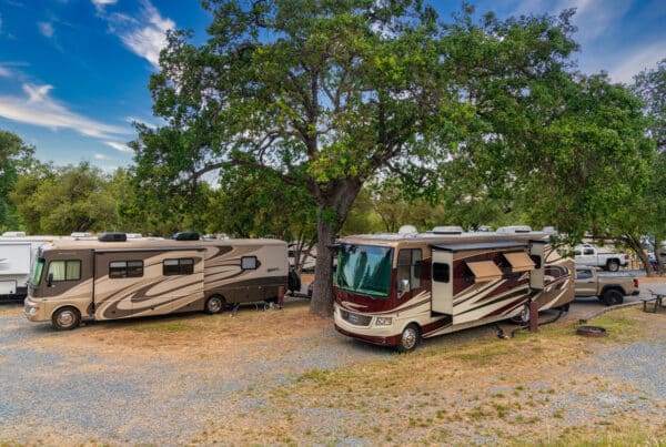 rv site at yosemite rv resort